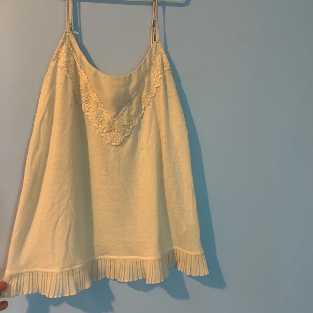 American Eagle Tank Top Beige